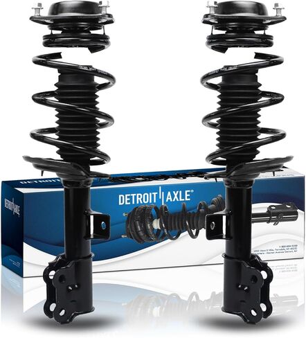 Detroit Axle - 2 Struts Front For 2011-2016 Hyundai Elantra Sedan Struts مع Coil Spring 2012 2013 2014 2015 Quick Install instran in Saudi Arabia