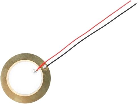5pcs dia 35mm piezoelectric piezo لوحة رقاقة السيراميك لمستشعر مكبرات الصوت مع الأسلاك in Saudi Arabia