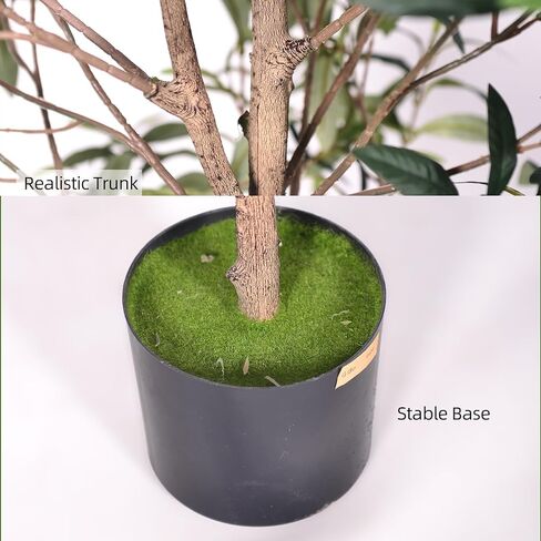 شجرة القيقب الاصطناعية 4 أقدام ، فوكس جرين يابانية الأسير بالمياتوم للنباتات الداخلية ، المزيفة بوعاء الخريف مع أوراق الحرير لديكور غرفة المعيشة المكتب المنزلي in Kuwait