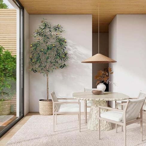 شجرة القيقب الاصطناعية 4 أقدام ، فوكس جرين يابانية الأسير بالمياتوم للنباتات الداخلية ، المزيفة بوعاء الخريف مع أوراق الحرير لديكور غرفة المعيشة المكتب المنزلي in Kuwait