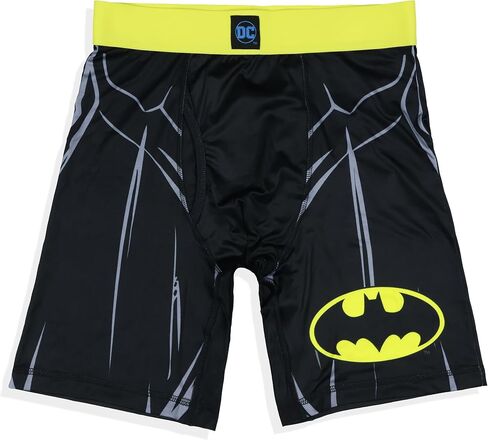 INTIMO DC Comics Batman Boxer Briefs Men's Super Hero Suit and Bat Signal Logo Snug Fit Underwear in Saudi Arabia