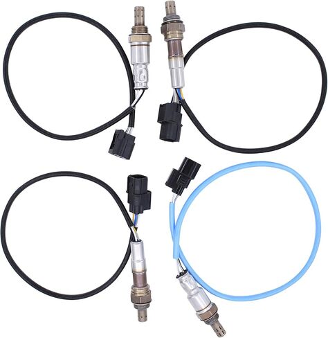 Newyall 4pcs 3.5L مستشعر O2 Oprstream و O2 O2 من Acura MDX RLX TLX Honda Pilot Accord Ridgeline Crosstour 2013-2020 in Saudi Arabia