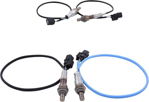 Newyall 4pcs 3.5L مستشعر O2 Oprstream و O2 O2 من Acura MDX RLX TLX Honda Pilot Accord Ridgeline Crosstour 2013-2020 in Saudi Arabia