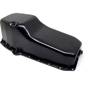 1958-79 Compatible/Replacement for Chevy Small Block 262-267-283-305-327-350-400 Stock Capacity Oil Pan - Black in Kuwait