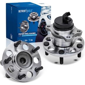 Detroit Axle - Rear Wheel Bearing Hubs for 2014-2019 Kia Soul 2015-2019 Soul EV 2016 2017 2018, 2 Wheel Bearing Hubs Replacement in Saudi Arabia