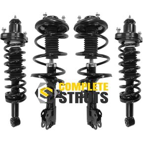 COMPLETESTRUTS - Front & Rear Complete Strut Assemblies with Coil Springs Replacement for 2008-2010 Mitsubishi Lancer - Set of 4 in Saudi Arabia