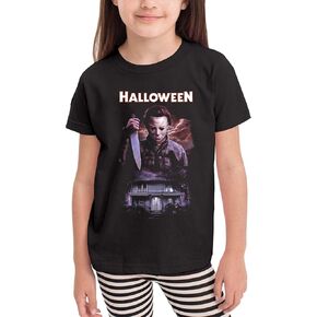 Horror Killer Children's T-Shirt 2-6 Years Old Boy and Girl Cotton Tees Kids Classic Cozy Short Sleeve Tops in Saudi Arabia