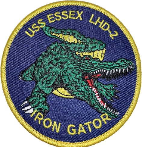 USS Essex Gator LHD-2 Patch – Sew On in Saudi Arabia