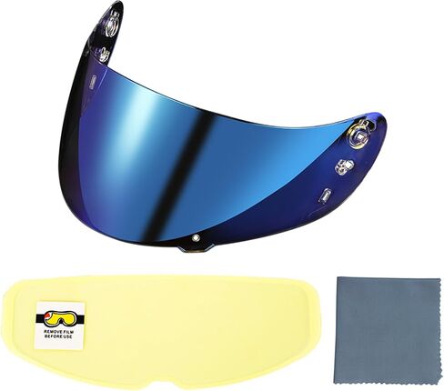 ICON IC04 Airframe Pro Airmada Airform Motorcycle Helmet Shield with Professional Anti Fog Film Set (Purple + Antifog Film) in Kuwait