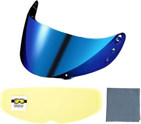 ICON IC04 Airframe Pro Airmada Airform Motorcycle Helmet Shield with Professional Anti Fog Film Set (Purple + Antifog Film) in Kuwait