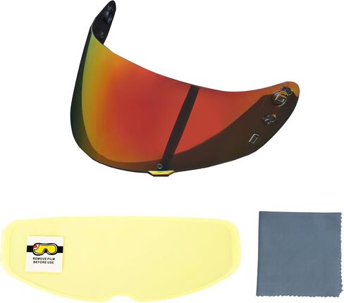 ICON IC04 Airframe Pro Airmada Airform Motorcycle Helmet Shield with Professional Anti Fog Film Set (Purple + Antifog Film) in Kuwait