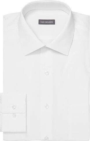Van Heusen Men's Regular Fit Poplin Solid Spread Collar Dress Shirt in Saudi Arabia