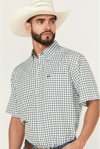 Cinch Men's Light Blue Arenaflex Shirt in Saudi Arabia
