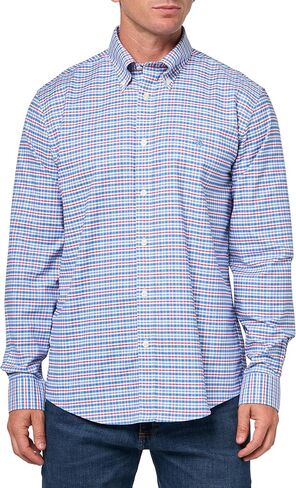 Brooks Brothers Men's SPT Str Ni Ox Checks Ls Regular in Saudi Arabia