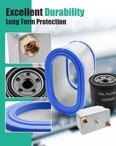 طقم مرشح الوقود لتلائم Cummins Onan Quiet Diesel 6000 7500 8000 مولد وحدة الطاقة الإضافية ، استبدل AF27906 1402897 Air Filter LF3591 1220833 OIL FILTER FF236 1492513 FUELLER FILTER in Kuwait