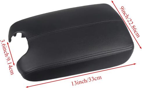 Machswon Center Censole Recrost Box Box Cover Trim Center Center Tresane Tresalizer Cover Leather Armrest Center Center Center LID متوافق مع Honda Accord 2008-2012 in Saudi Arabia