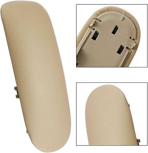 Center Console Recrest Lid 51166954297 ، Pu Leather Center Center Console Lid Armrest ، متوافق مع Mini Cooper 2002-2008 ، Black in Saudi Arabia