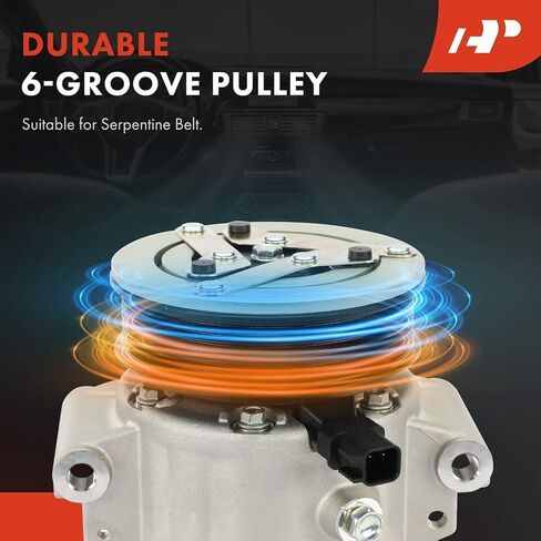 A-Premium Air Conditioner AC Compressor with Clutch Compatible with Ford EcoSport 1.0L 2018-2021 in Saudi Arabia