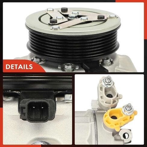 A-Premium Air Conditioner AC Compressor with Clutch Compatible with Ford EcoSport 1.0L 2018-2021 in Saudi Arabia