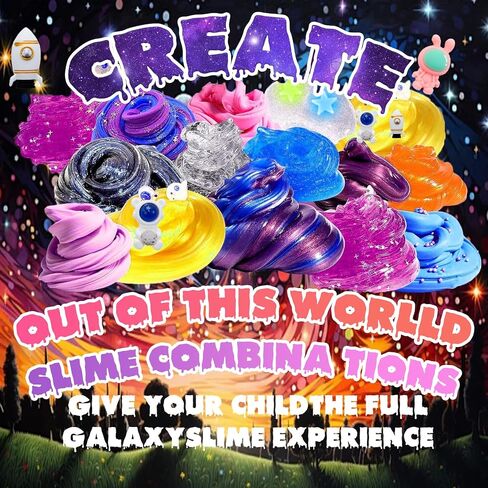 مجموعة Mini Ice Cream Slime For Girls ، طقم صنع الوحل الزبدة الرقيقة ، مجموعة SIY Slime مع 30+ قطعة للأعمار من 8 إلى 12 عامًا ، فكرة هدية عطلة ممتعة لعيد الميلاد وعيد الفصح in Kuwait