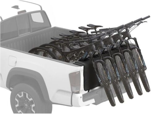 Width V1 Style PVC PVC PAD W/5 دراجة رفوف و 1 أداة سوداء PVC ل TACOMA لـ F450/F350/F250 Superduty لتندرا لكولورادو لـ F450/F350/F250 Superduty for Escalade Ext in Kuwait