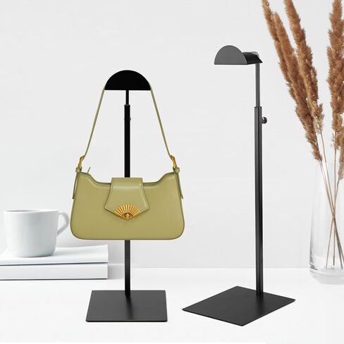 حامل شاشة محفظة ، 3 حزمة من محفظة الذهب تقف للعرض ، حامل حقيبة يد الفولاذ المقاوم للصدأ ، حامل أكياس الكتف القابل للتعديل ، للمتاجر التجارية والحفلات التجارية in Kuwait