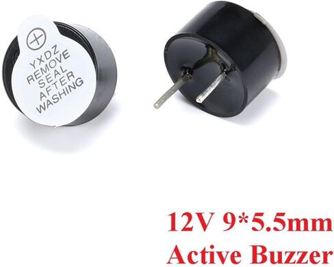 5pcs 12V Active Buzzer 9 * 5.5mm Integrated Electromagnetic Active Piezo Buzzers 9x5.5mm in Saudi Arabia