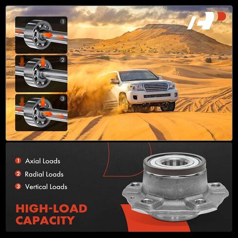 A-Premium 2 x Wheel Bearing and Hub Assembly Compatible with Audi A4 2009-2020, A4 Allroad 2017-2018, A4 Quattro, Q7, A5, A5 Quattro, A5 Sportback, A6, A6 Quattro, Allroad, RS5, RS5 Sportback, S4, S5 in Saudi Arabia