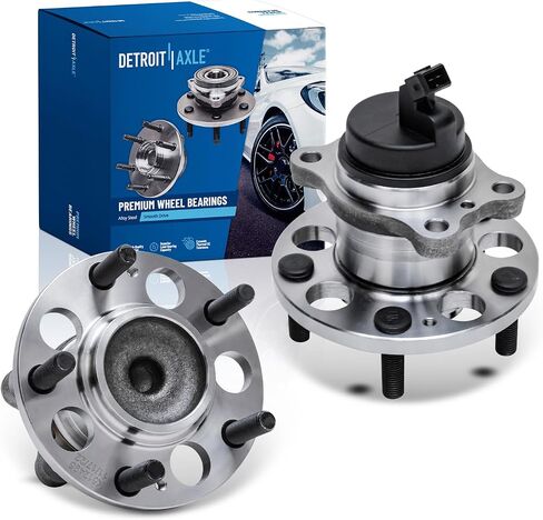 Detroit Axle - Rear Wheel Bearing Hubs for 2014-2019 Kia Soul 2015-2019 Soul EV 2016 2017 2018, 2 Wheel Bearing Hubs Replacement in Saudi Arabia