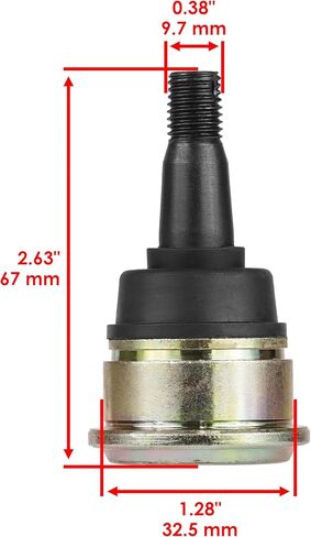 Caltric 4 مفاصل الكرة العلوية والسفلية المتوافقة مع Yamaha Grizzly 700 YFM7 YFM700 2007-2012 in Saudi Arabia