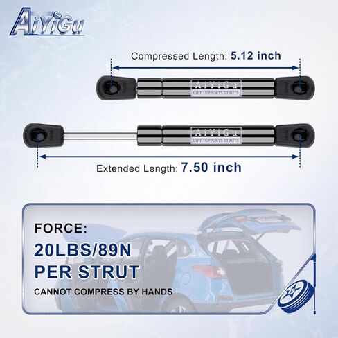 7.5 Inch 20LB/89N Gas Shock Strut Spring Lift Support for Sentry Safe RV Camper Overhead Cabinet Lid Door Tool Box in Saudi Arabia