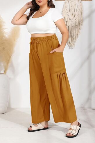 سيكينو للمرأة بالإضافة إلى الحجم الساق الواسعة سروال سراون in Kuwait