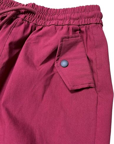 ناسكي سروال شحن عالي الخصر للنساء القتال سراويل العسكرية التي تتميز بأرجل واسعة مع 6 جيوب ， غير رسمية وراحة in Kuwait