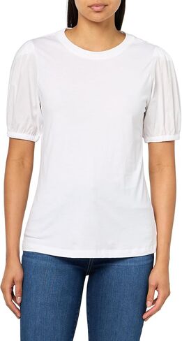 Derek Lam 10 Crosby Women's Eva Puff Sleeve Tee in Saudi Arabia