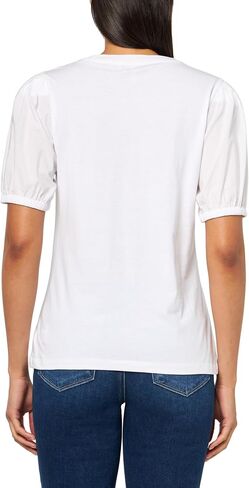 Derek Lam 10 Crosby Women's Eva Puff Sleeve Tee in Saudi Arabia