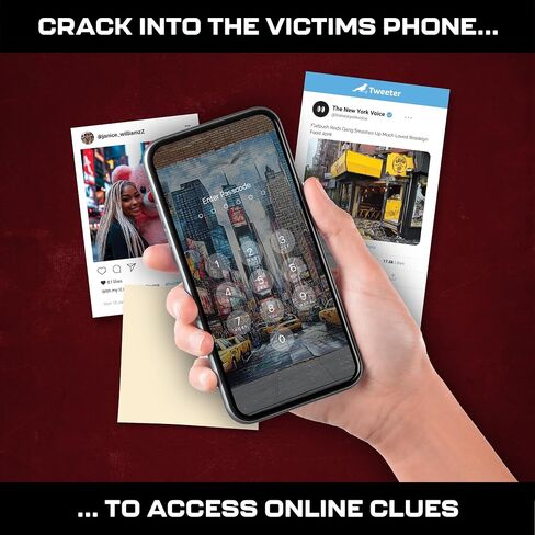 Murder Mystery Cases - Murder at The White House - Unsolved Murder Mystery Games for Adults - Escape Room Game w/Intriguing Cold Case Case File - Detective Games, Crime Solving, Mystery Game Fun in Kuwait