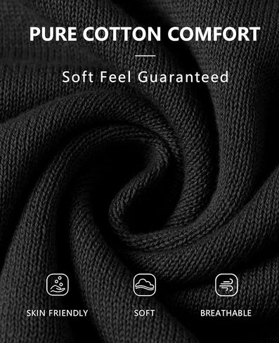 QUALFORT Women's 100% Cotton Midweight V-Neck Button Down Cardigan Sweaters with Pockets in Saudi Arabia