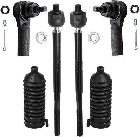 Detroit Axle-Front 6pc Tie Rods Kit 2001-2007 Ford Escape ، 2001-2006 Mazda Tribut in Saudi Arabia