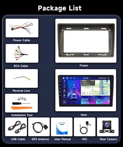 Podofo 2G 64G Radio for Toyota Camry 1997-2003 Car Stereo with 9 inch 1080P IPS Touch Screen Bluetooth Head Unit Support Wireless Carplay Android Auto GPS 16 EQ WiFi SWC MirrorLink Backup Camera in Saudi Arabia