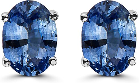 Le Vian Oval Gemstone Stud Earrings for Women | 14k Gold Studs for Her in Classic Prong Setting | Elegant Earrings Push Back in Saudi Arabia