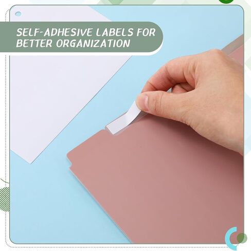 Honoson 12 Sets 5 Tab Binder Dividers with Tabs for 3 Ring Binders 5.5 × 8.5 بوصة من المقاطعات متعددة الألوان مع فيلم بلاستيكي 3 ثقب مقسمات مقسم in Kuwait