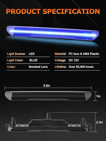 Upgrade Front & Rear Amber LED Fender Side Marker Light Compatible with GMC Sierra 2500HD 3500HD 2020-2024 Pickup Side Parking Position Turn Signal Lamp, Smoked Lens LED 4PCS in Saudi Arabia