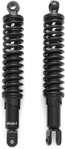 Black Rear Shocks - Eye/Clevis - 321mm (12 5/8") - Fits Honda CB350 CL350 SL350 CB360 CJ360 CL360 CB400 CM400 CB450 CL450 CM450 CB500 CB550 CB650 CB700 CB750 in Saudi Arabia