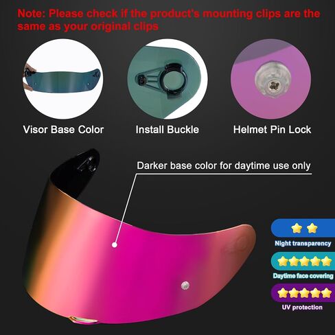 Psler K1 Visor - K1 S Visor K3SV Tinted Visor K5 Face Shield Replace for K1 K1S K3SV K5 in Saudi Arabia