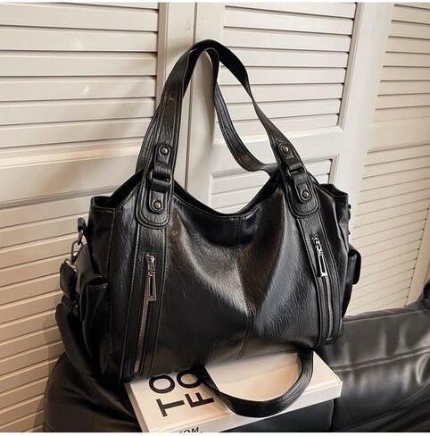 حقيبة حمل Crossbody للنساء بحجم كبير حقيبة واحدة من الكتف ، محفظة دلو حقيبة يد للهدية والسفر والعملة in Saudi Arabia