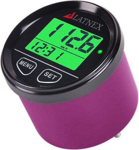 GPS97 Speedometer Odometer Waterproof 3 Backlight Colors & Resettable Odometer. Universal Suitable for Vehicles Bikes & More (Chrome Chrome) in Kuwait