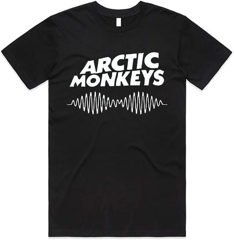 Arrived Arctic Monkeys Men Cotton Street T-Shirts Crewneck Short Sleeve Top Tee Black in Saudi Arabia