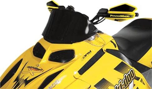 PowerMadd 13021 Cobra Windshield for Ski Doo Rev - Black - Low height in Saudi Arabia