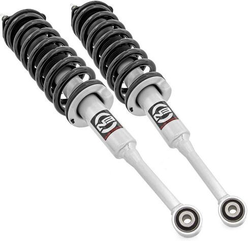 Rough Country N3 Loaded Struts for Chevy Colorado & GMC Canyon (2015-2022) 4" Lift - Pre-Loaded Coil Strut, Bolt-On Install, Set of 2 in Saudi Arabia