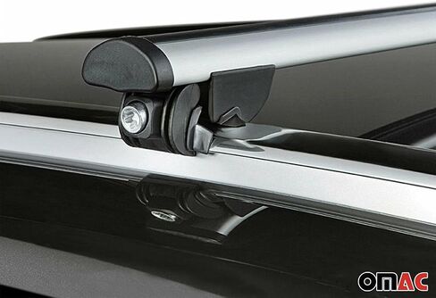 أوماك رفوف رفوف الأمتعة حاملات الصليب الحديد من أجل Mini Clubman F54 2016-2024 أسود مضاد للسرقة للسفر كاياك زورق تزلج التزلج على الجليد التزلج على الجليد in Saudi Arabia